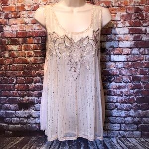 Free people Beaded Camisole